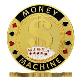 Poker Protector Card Guard Cover in Capsule :  Money Machine