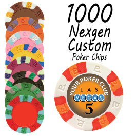 Custom Nexgen Poker Chips : 1000 chips