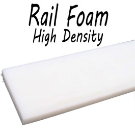 1 1/2 Inch High Density Rail Foam strip 110" X 12"