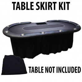 Poker Table or Blackjack table skirts