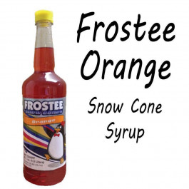 Snow Cone Syrup - ORANGE 1 QT Bottle