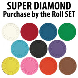Super Diamond 9g Poker Chip rolls 