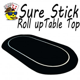 Sure Stick Rubber Foam Table Top - Black Jumbo