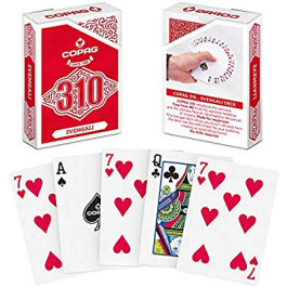 COPAG MAGIC SERIES - 310 Svengali Trick Playing Card Deck Paper Single Deck RED