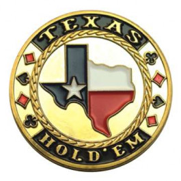 Poker Protector Card Guard Cover in Capsule :  Texas Holdem Map