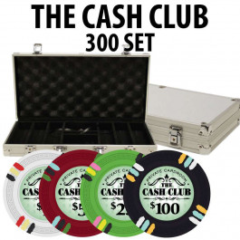Cash Club 300 Poker Chip set W/ Aluminum case