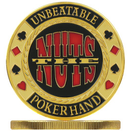 Card Cover in Capsule :  The Nuts : Unbeatable Poker Hand Gold