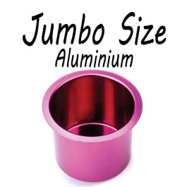 Aluminum Cup Holder Vivid Red Jumbo for Poker or Blackjack Table