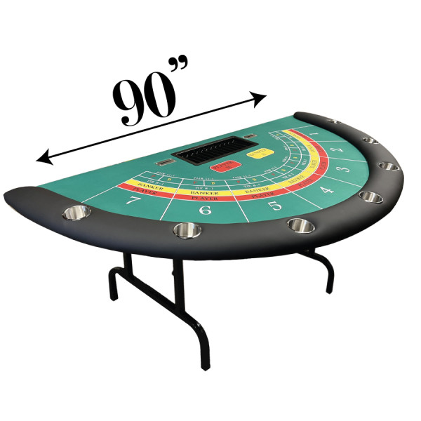 Baccarat Table | Mini Baccarat tables | Straight Poker Supplies