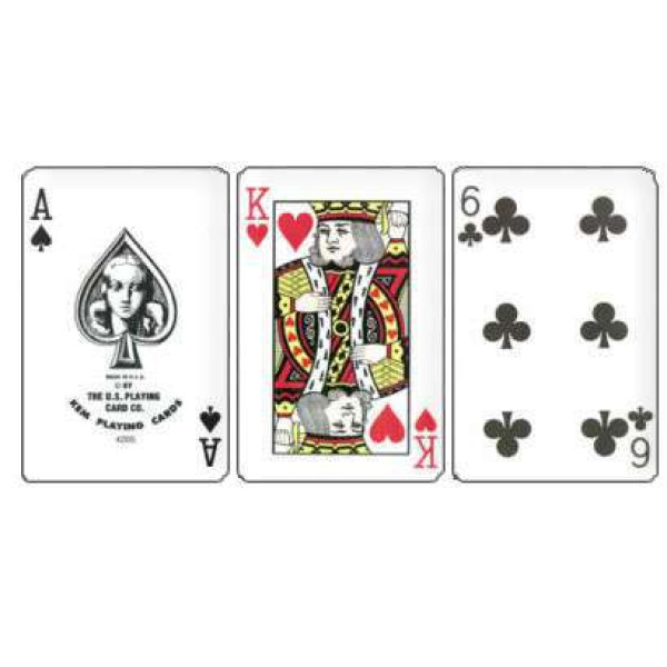 Kem cards poker size
