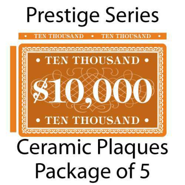 Prestige Poker Plaques Ceramic Plaque Straight Poker Supplies