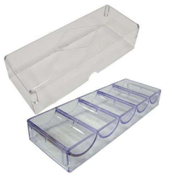 capacity poker chips box poker acrylic chips tray chips case with cover BSCA 