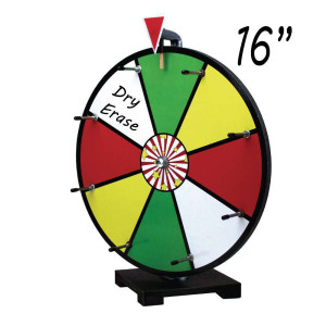 16 Inch Mini Dry Erase Colour Prize Wheel Entry Level 