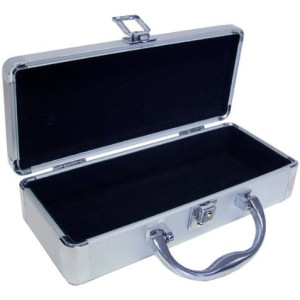 Deluxe Aluminum Poker Chip Plaque Case - Fits up to 60 Plaques