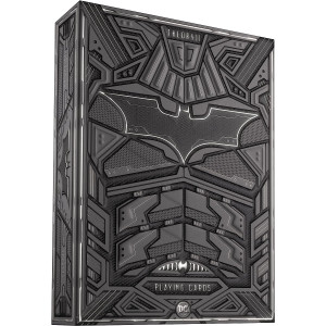 Batman The Dark Knight by Theory11  Premium playing cards printed with 3D sculptured embossing, silver foil, and tons of intricate details