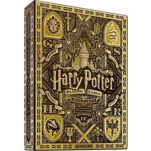 Harry Potter Playing Cards Limited Edition Premium Series Poker Collectible Deck by Theory11 (Yellow-Hufflepuff)