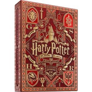 Harry Potter Playing Cards Limited Edition Premium Series Poker Collectible Deck by Theory11 (Red-Gryffindor)