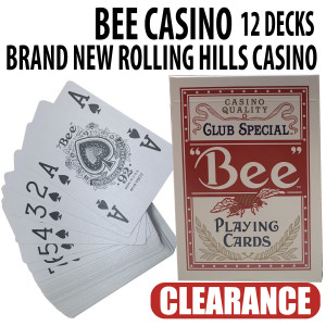 Bee Casino Playing Cards Rolling Hills Casino Brand New Sealed Decks 12 Orange