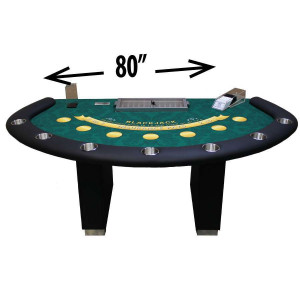 Pro Blackjack table with Casino Dye Sublimation Cloth