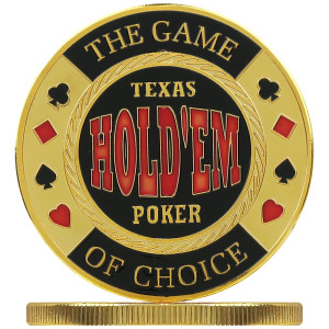Poker Protector Card Guard Cover in Capsule :  Game of Choice Texas Holdem
