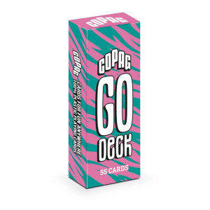 Copag Go Deck 100% Plastic Travel Playing Cards Regular Index (Tiger Design)