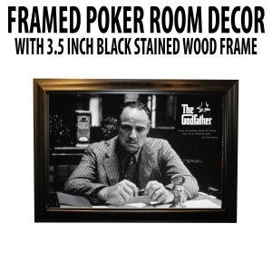 Poker Room art decor Framed Art  : The Godfather
