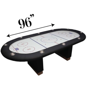 Hockey Themed : Manhattan Poker Table with Dye Sub Cloth