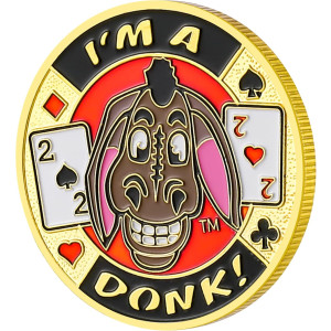 Poker Protector Card Guard Cover in Capsule :  I'm a Donk