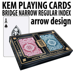 Kem Playing Cards Arrow Bridge Regular Red/Blue