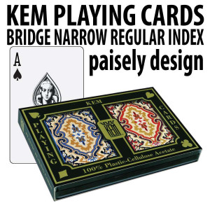 Kem Playing Cards Paisley Bridge Regular