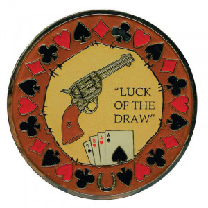 Poker Protector Card Guard Cover : Luck of the Draw
