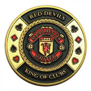 Poker Protector Card Guard Cover in Capsule :  Red Devils Manchester United