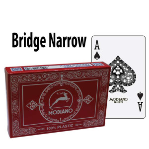 Modiano Club Bridge Regular Index 2 Decks - Red Blue