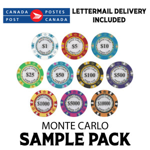 Monte Carlo 14g SAMPLE PACK 10 CHIPS