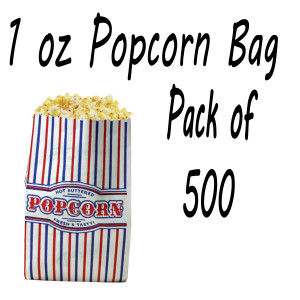 500 POPCORN BAGS 1 OZ