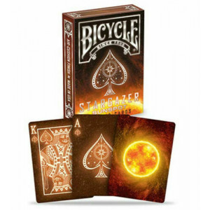 Bicycle Playing Cards STARGAZER SUNSPOT Plastic Coated Cards 
