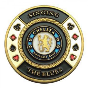 Poker Protector Card Guard Cover in Capsule :  Singing The Blues Chelsea