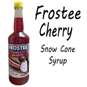 Snow Cone Syrup - CHERRY 1 QT Bottle