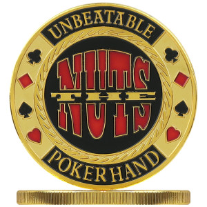 Card Cover in Capsule :  The Nuts : Unbeatable Poker Hand Gold