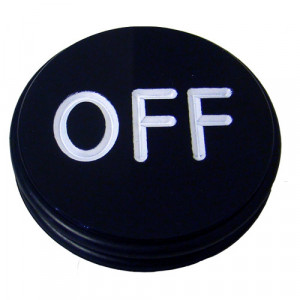 Craps ON OFF 3" double sided button