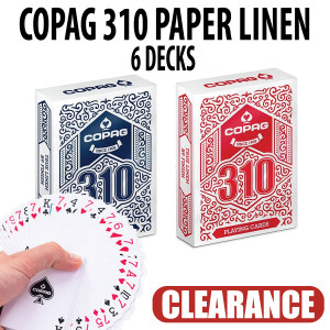 Copag 310 Edition Paper Linen Playing Card 6 Decks