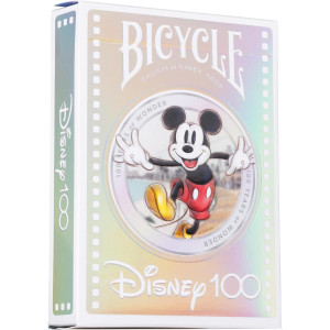 Bicycle Disney Limited Edition 100 Year Anniversary Playing Cards - Holographic Foil - Features 20+ Iconic Disney Characters