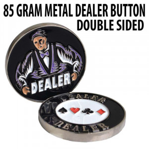 85g Metal 2.25 inch Dealer Button