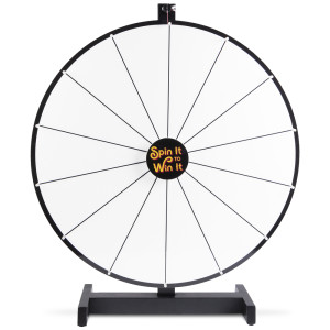 24 Inch Dry Erase White Prize Wheel Mid Grade Level 