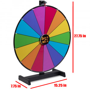 24 Inch Dry Erase Colour Prize Wheel Mid Grade Level 