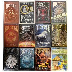 Bicycle Playing Cards Ultimate Collectible Bundle 12 Decks Total 