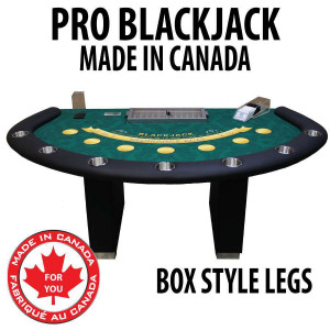 Pro Blackjack table with Casino Dye Sublimation Cloth