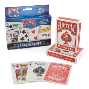 2 Deck Set Bicycle CANASTA GAMES Playing Cards