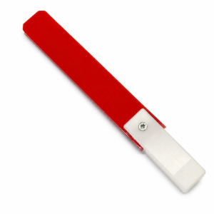 Prize Wheel Flapper Replacement 8.25" x 1" Red & White – Dual-Sound Clicker