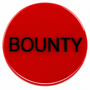 50mm 2-inch Plastic Bounty Chips for Poker Tournaments